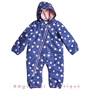🔥 Roxy Rose Jumpsuit - Infant Girls' Mazarine Blue NWT